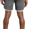 Leidowei Men’s 2 in 1 Workout Running Shorts Lightweight Training Yoga Gym 7″ Short…