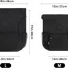 WANDF Drawstring Backpack Sports Gym Bag with Shoes Compartment,…