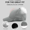 Zylioo Oversize XXL Quick Dry Baseball Cap,XL Cooling Mesh Sports Cap,L M S…
