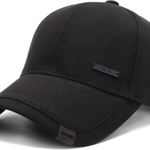Vintage Cotton Dad Hat with Double Layer Peaks Adjustable Baseball Cap Trendy Trucker…