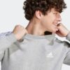adidas Men’s Essentials Fleece 3-Stripes Sweatshirt