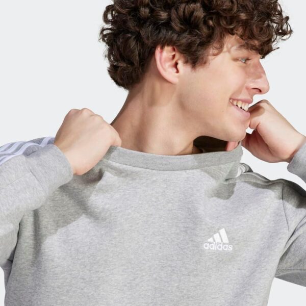 adidas Men’s Essentials Fleece 3-Stripes Sweatshirt