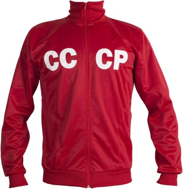 Soviet Union CCCP USSR 1970’s Retro Football Jacket Classic Vintage Tracksuit Man…
