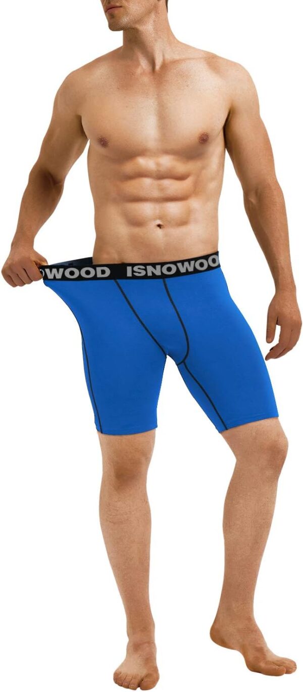 isnowood Compression Shorts for Men Spandex Running Workout Athletic Underwear