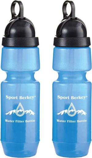 Berkey Sport Filtered Water Bottle BPA Free Portable 22oz New 2018 Model