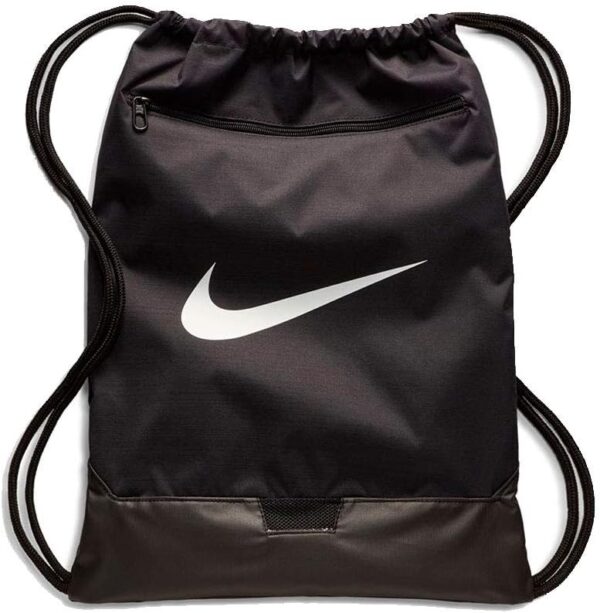Nike Brasilia Training Gymsack, Drawstring Backpack with Zipper Pocket and…