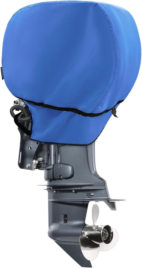 Waterproof Outboard Motor Cover 600D Fade Resistant Boat Engine Hood Cowling Cover…