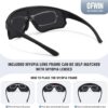 Polarized Sports Sunglasses for Men Women UV Protection Cycling Bike Running Wrap…