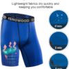 isnowood Compression Shorts for Men Spandex Running Workout Athletic Underwear