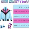 Leadtex Adult Long Sleeve Color Block Lightweight 80s Tracksuit,Zipper Front Retro…