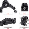 JDMON 4Pcs Engine Motor Mount Replacement for 2011-2015 Chrysler Town & Country 3.6L…