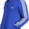 adidas Men's Essentials 3-stripes Fleece Full-zip Hoodie
