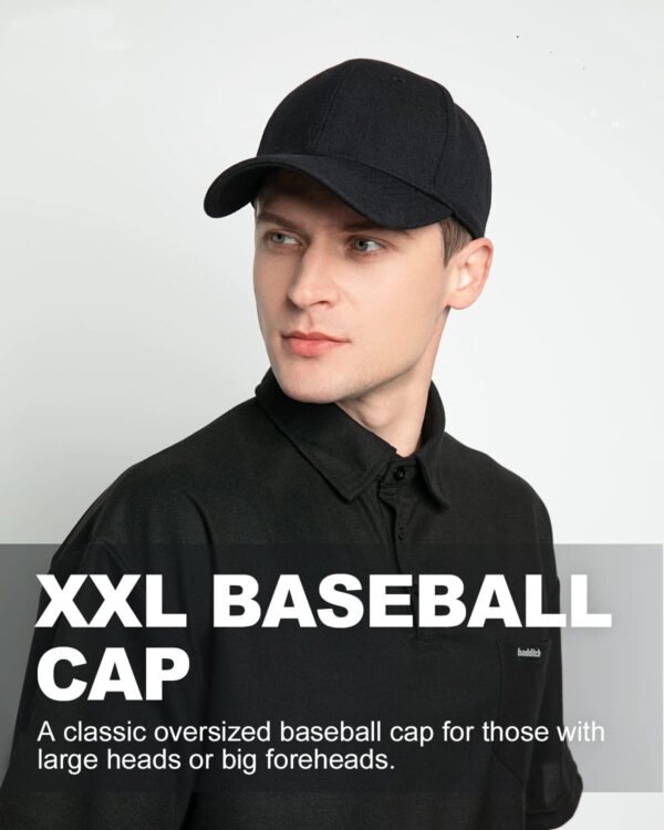 Zylioo Oversize XXL 100% Cotton Baseball Cap,Large Baseball Hat for Big Heads…