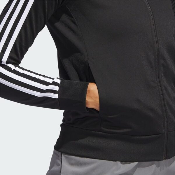 adidas Women’s Essentials Warm-Up Slim 3-Stripes Track Top
