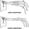 Two Sizes Baseball Sunglasses For Adults and Youth Boys Girls Kids UV400 Men Women…