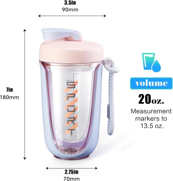 shaker cups for protein shakes 20 oz protein shaker bottleLeak ProofThe Perfect Shaker…