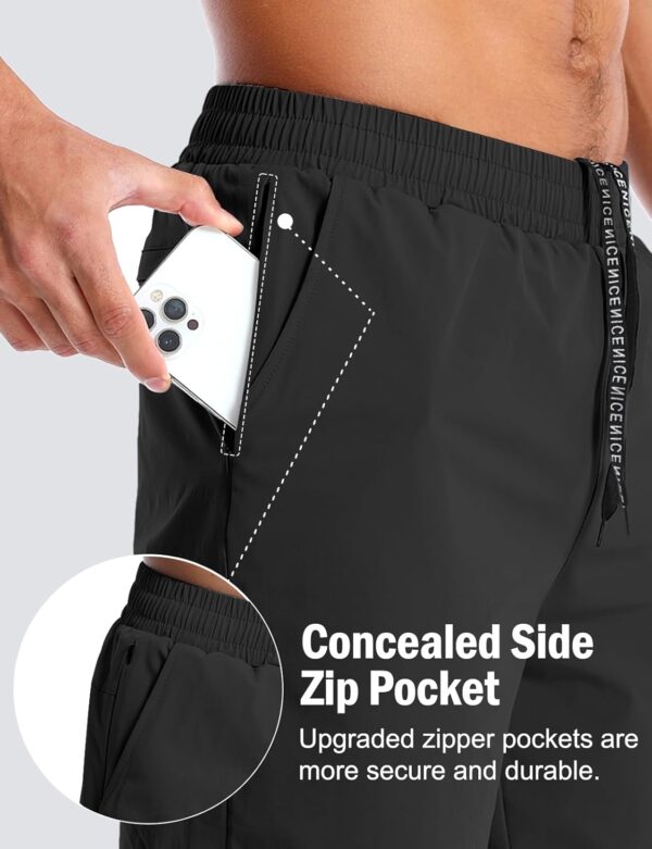 Aolesy Mens 2 in 1 Running Shorts -5”/7” Quick Dry Workout Gym Shorts with Pockets,…