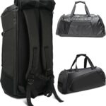 40L Travel Duffle Bag, 4-in-1 Large Gym Bag with Shoe & Wet Clothes and...