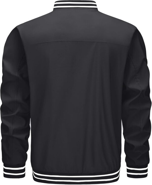 TACVASEN Men’s Lightweight Jacket Casual Spring Fall Windbreaker Bomber Zip Up Coat…