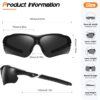 FAGUMA Polarized Sports Sunglasses for Men Women Fishing Cycling Running Golf…