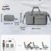 Travel Duffel Bag 27L Gym Bag with Shoe Compartment Carry on Overnight…