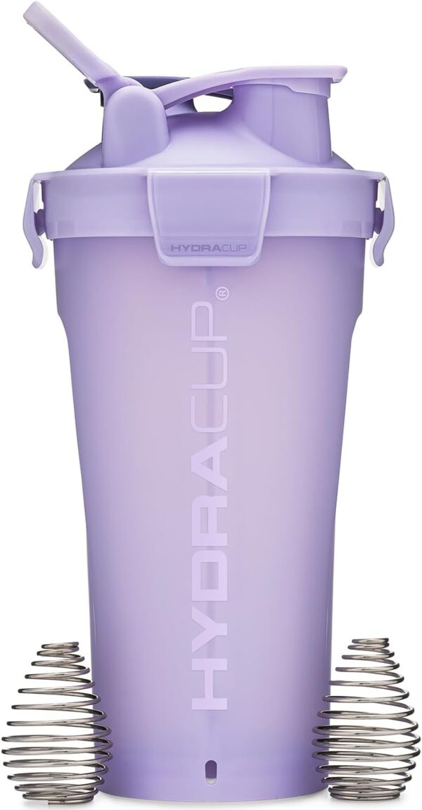 Hydra Cup DualShaker Pro 32 oz Shaker Bottle for Protein Shakes, Shaker Cup w/Handle &…