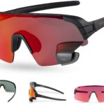Cycling Glasses with Rear-view Mirror - Sports Sunglasses for Men & Women - UV-400...