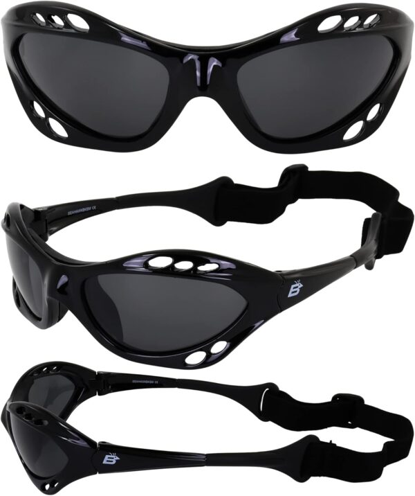 Birdz Eyewear Seahawk Polarized Sunglasses UV Protection Lenses for Sport Surfing Jet…