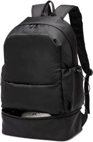 seyfocnia Gym Backpack for Men,Waterproof Travel Backpack With Shoe…