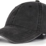 XXL Oversize Washed Denim Baseball Cap,Low Profile Jean Sports Cap for Big Heads...
