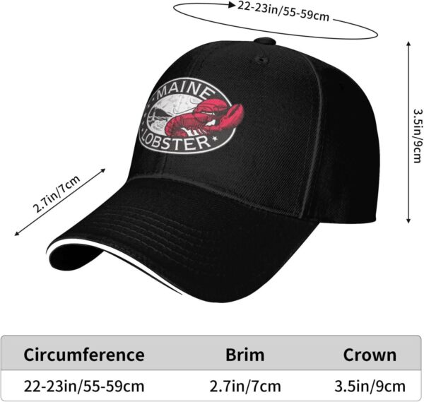 Lobster Maine Baseball Cap Mans Women’s Casquette Hats Adjustable Casquette Hats