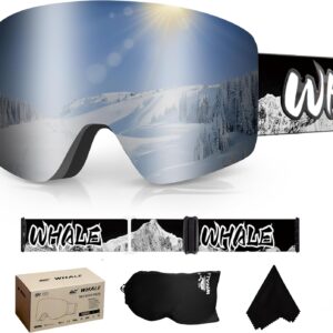 OTG Ski Goggles Latest Nano Anti-fog UV400 Ski Goggles for Men and Women
