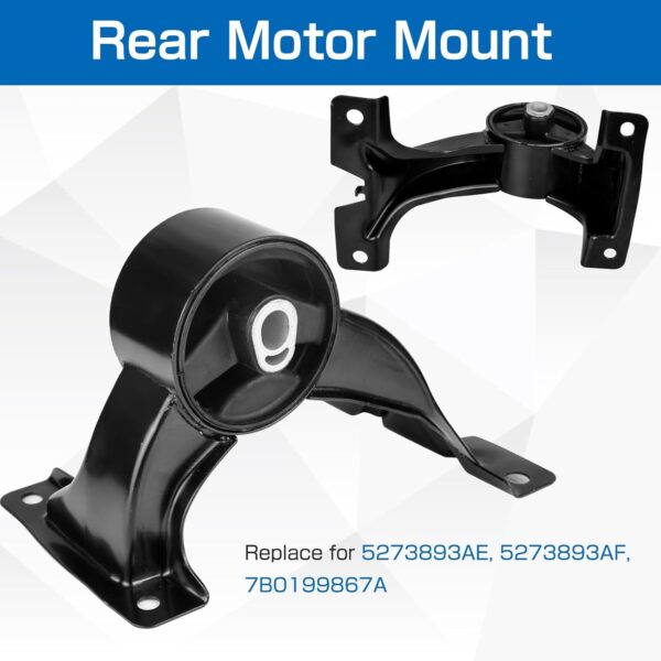 Engine Motor & Trans Mount Kit Compatible with Chrysler Town & Country | Dodge Grand…
