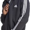 adidas Men's Essentials Fleece 3-Stripes Full-Zip