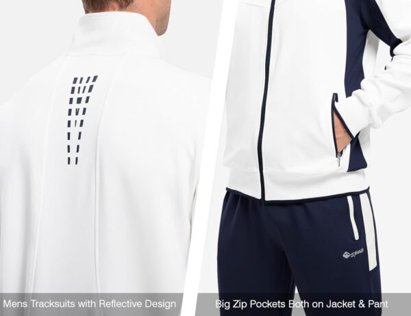 TBMPOY Men’s Tracksuits Sweatsuits for Men Sweat Track Suits 2 Piece Casual Athletic…
