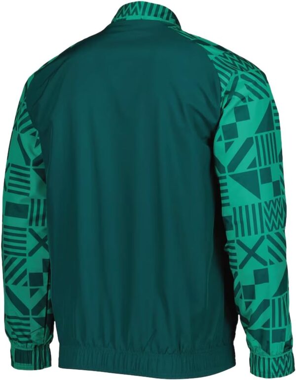 PUMA Senegal Pre-Match Track Jacket 22 (US, Alpha, Small, Regular, Regular, Green)
