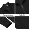 COOFANDY Men’s Lightweight Zip Up Jacket Stand Collar Jacket Casual Light Golf Jackets…