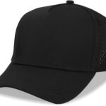 Oversize XL XXL Men Quick Dry Baseball Cap Water-Resistant Performance Laser Cut Mesh...