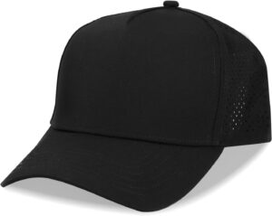 Oversize XL XXL Men Quick Dry Baseball Cap Water-Resistant Performance Laser Cut Mesh…