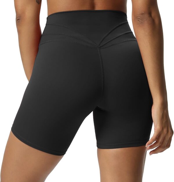 Aoxjox Trinity Workout Biker Shorts for Women Tummy Control High Waisted Exercise…