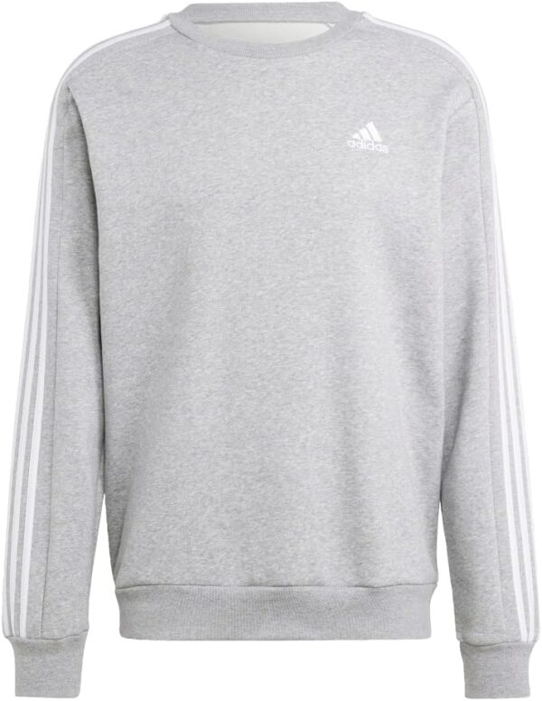 adidas Men’s Essentials Fleece 3-Stripes Sweatshirt