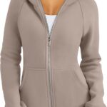 Trendy Queen Womens Zip Up Hoodies Fleece Jackets Oversized Sweatshirts Fall Fashion...