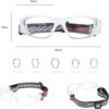 ”N/A” Kids Sports Glasses Basketball Football Safe Training Goggles Anti Fog 7-12