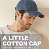 Zylioo Small Size Washed Baseball Cap,Petite Denim Sports Cap,Adjustable Little Fade…