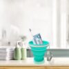 Collapsible Water Bottles 500 ml with silicone collapsible cup 200 ml.Travel Water…