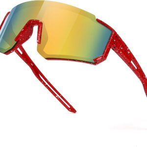 Youth Baseball Sunglasses for Boys Girls Age 6-12 Softball Cycling Sports Sunglasses…