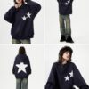 Aelfric Eden Star Hoodies Y2k Oversized Graphic Hoodies Aesthetic 90s Crewneck…
