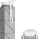 INNERNEED Collapsible Drinking Water Bottle with Straw, Reuseable Leakproof BPA Free...