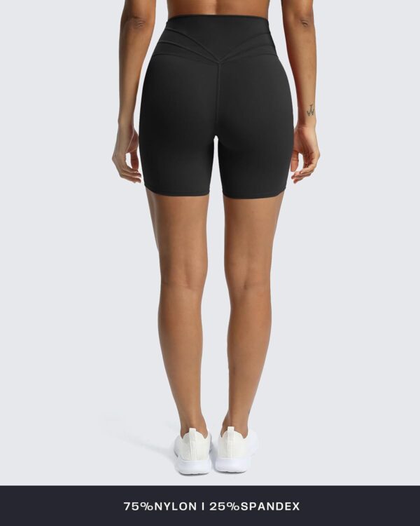 Aoxjox Trinity Workout Biker Shorts for Women Tummy Control High Waisted Exercise…
