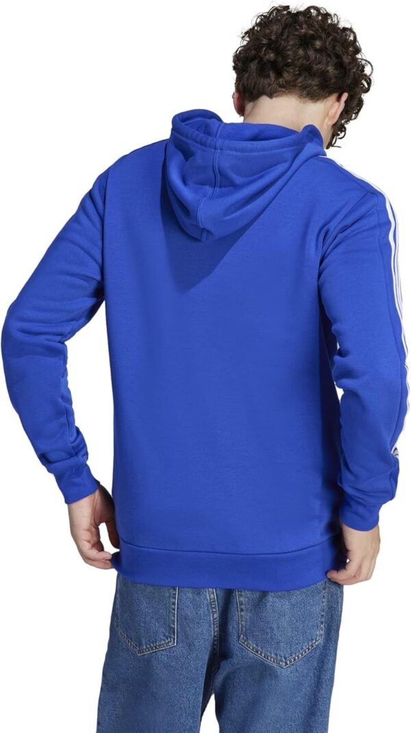 adidas Men’s Essentials 3-stripes Fleece Full-zip Hoodie